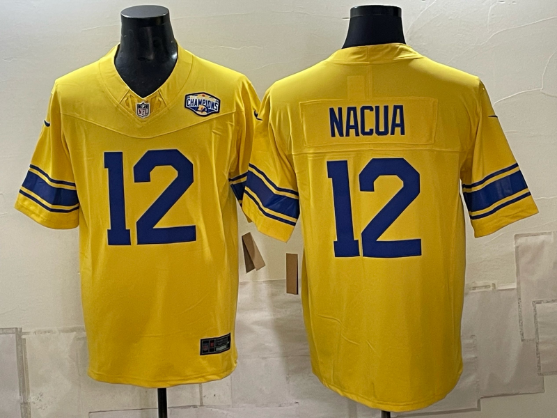 Men 2026 Los Angeles Rams #12 Nacua yellow Nike NFL Jersey 100603->los angeles rams->NFL Jersey